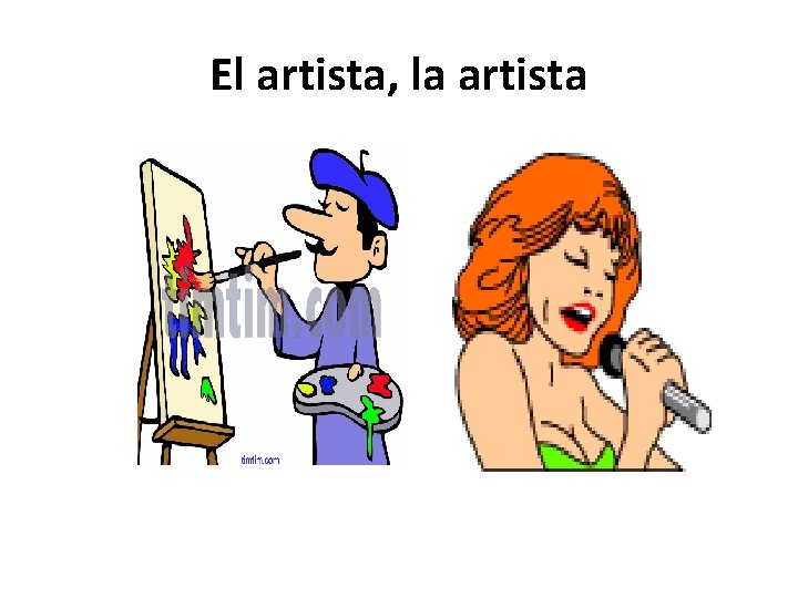 El artista, la artista 