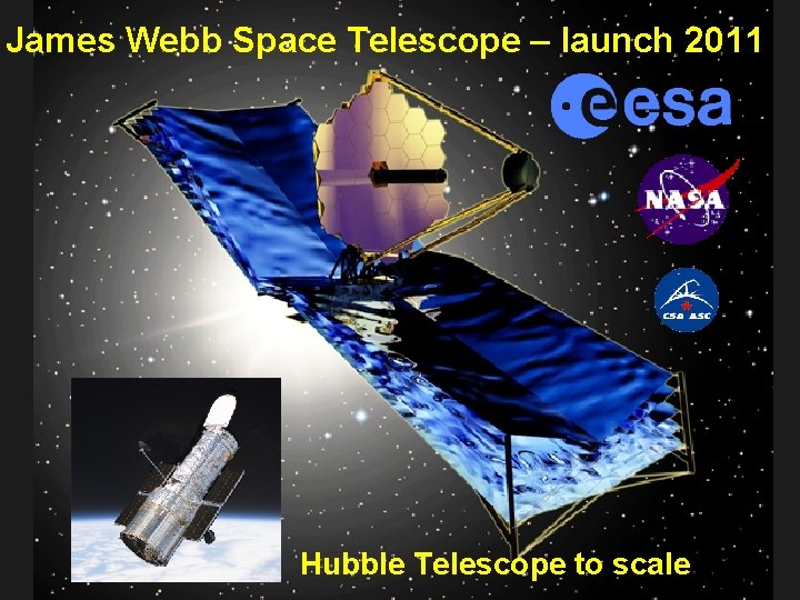James Webb Space Telescope – launch 2011 NGST (James Webb Space Telescope) Hubble Telescope