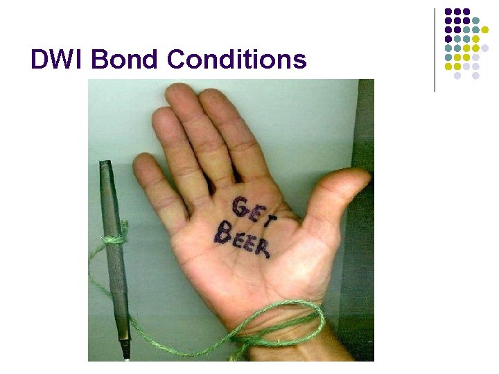 DWI Bond Conditions 