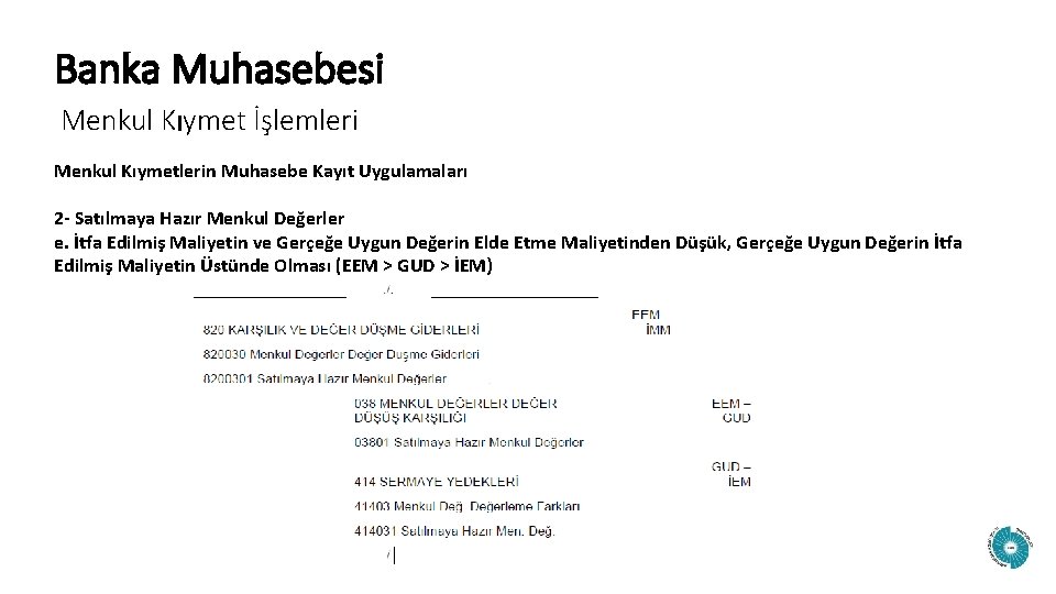 Banka Muhasebesi Menkul Kıymet İşlemleri Menkul Kıymetlerin Muhasebe Kayıt Uygulamaları 2 - Satılmaya Hazır