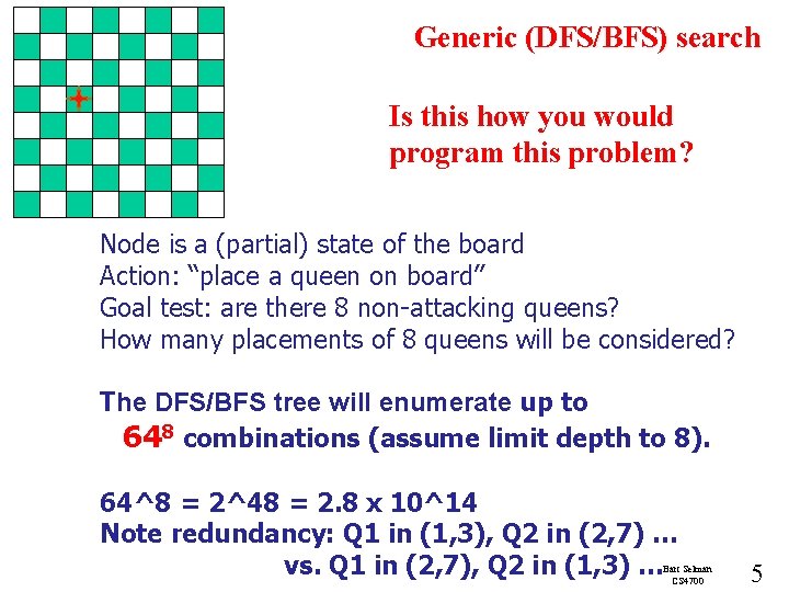 Generic (DFS/BFS) search Is this how you would program this problem? Node is a