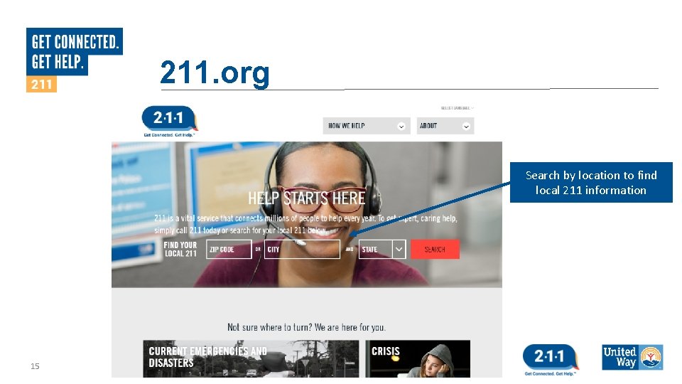 211. org Search by location to find local 211 information 15 