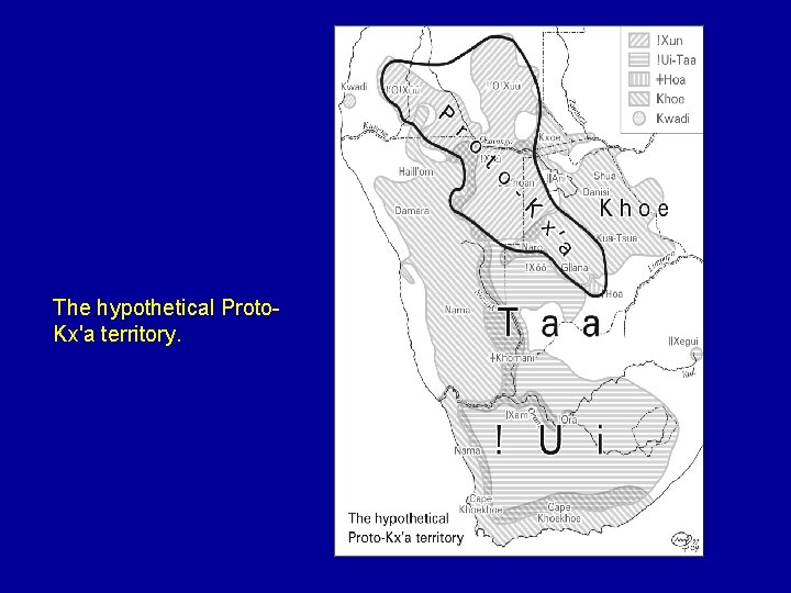 The hypothetical Proto. Kx'a territory. 