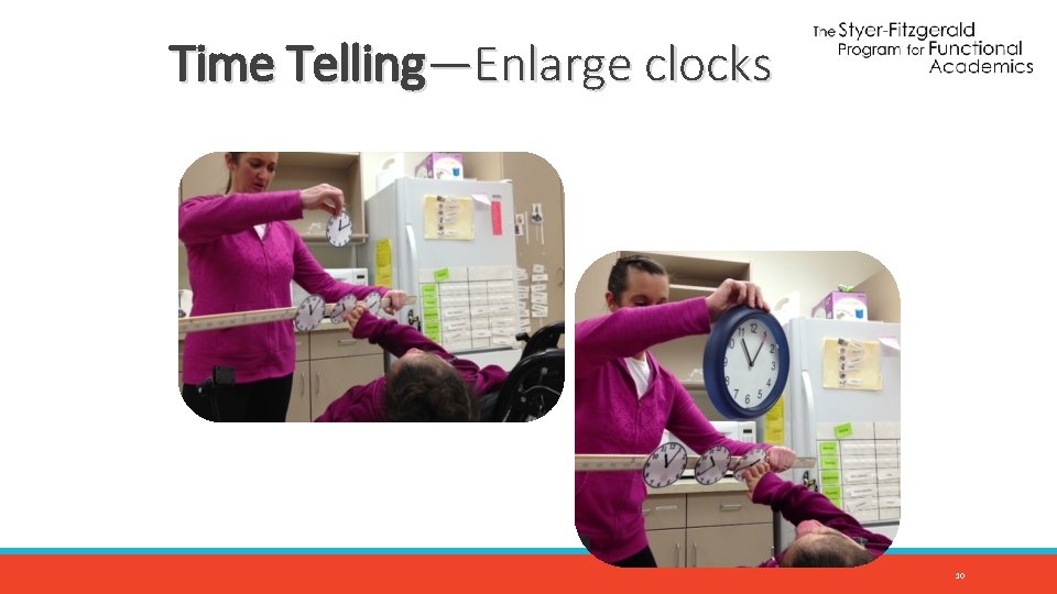 Time Telling—Enlarge clocks 10 