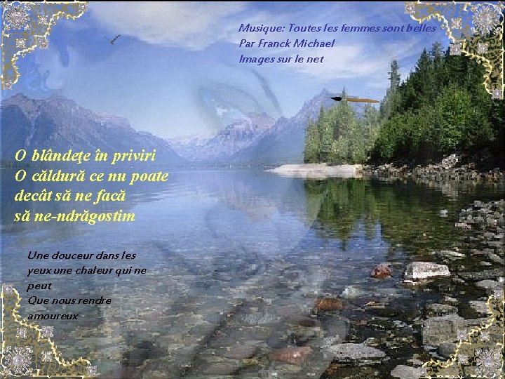 Musique: Toutes les femmes sont belles Par Franck Michael Images sur le net O