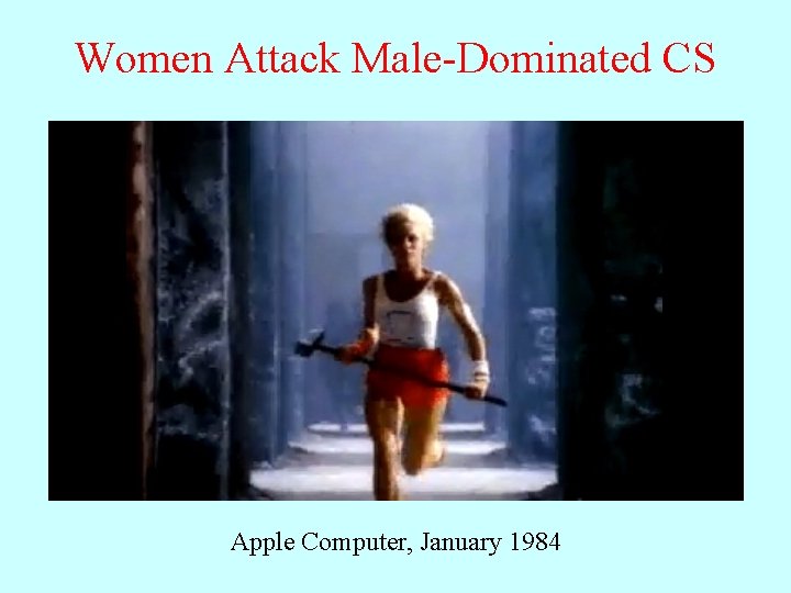 Women Attack Male-Dominated CS Apple Computer, January 1984 