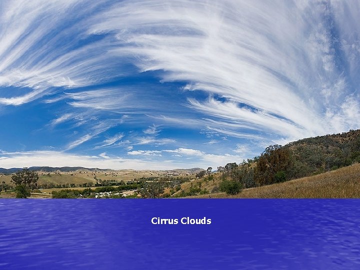 Cirrus Clouds 