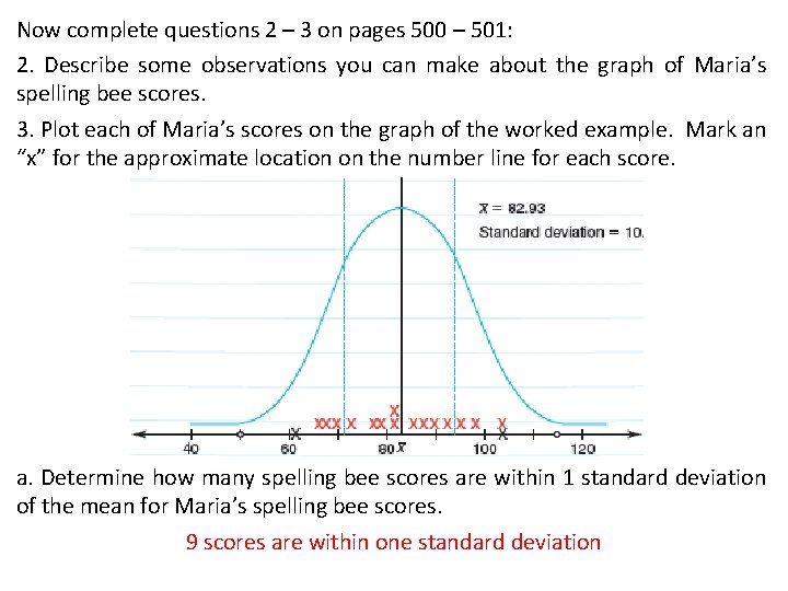 Now complete questions 2 – 3 on pages 500 – 501: 2. Describe some