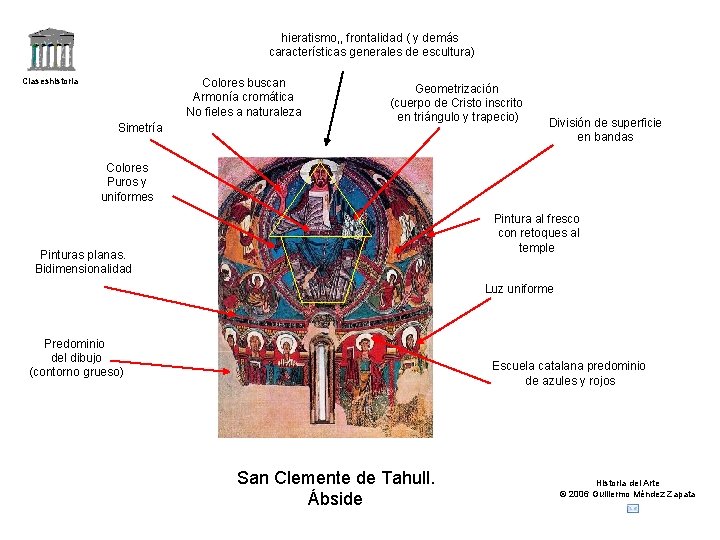 hieratismo, , frontalidad ( y demás características generales de escultura) Claseshistoria Colores buscan Armonía