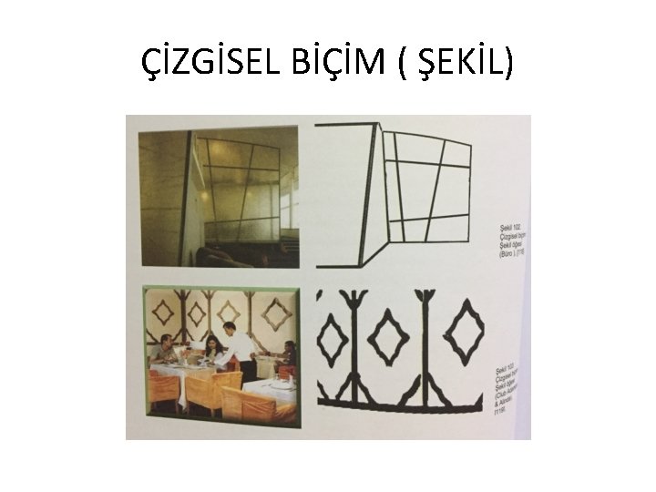 ÇİZGİSEL BİÇİM ( ŞEKİL) 