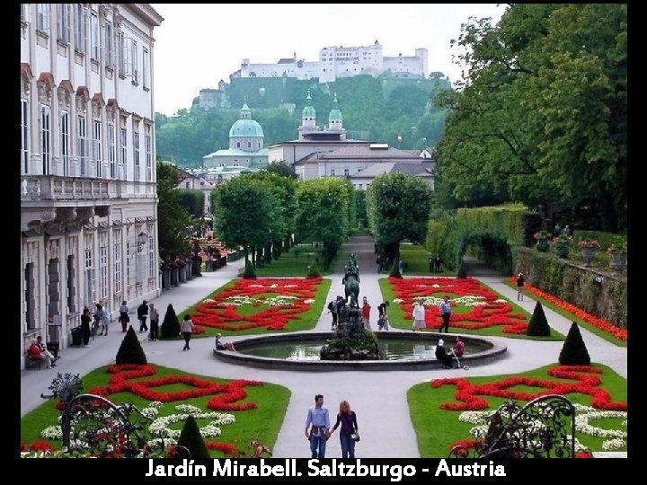 Jardín Mirabell. Saltzburgo - Austria 