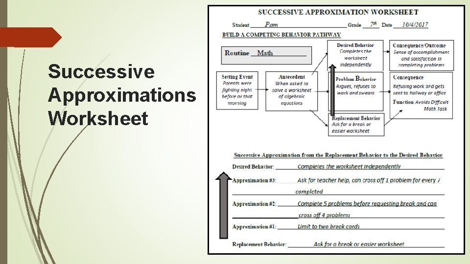 Successive Approximations Worksheet 