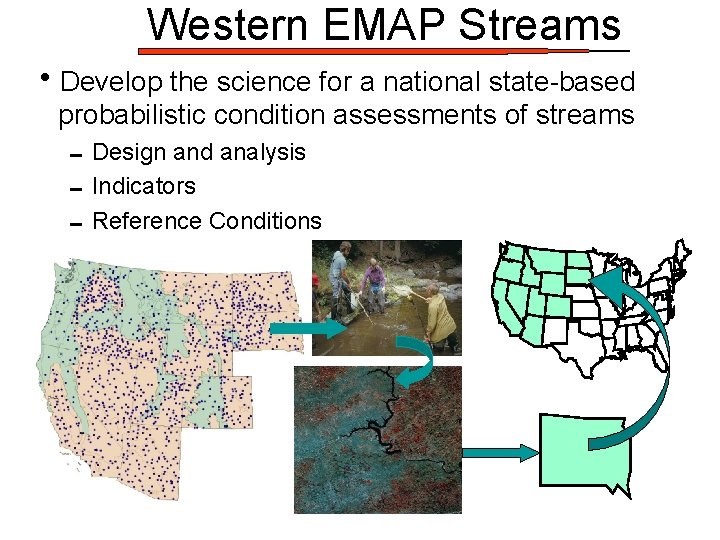 Western EMAP Streams h. Develop the science for a national state-based probabilistic condition assessments