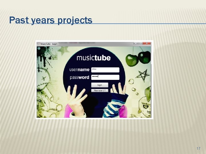 Past years projects 17 