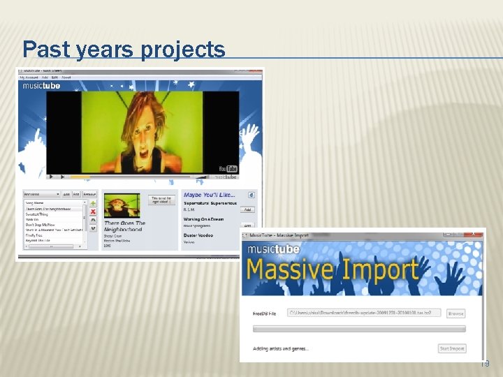 Past years projects 19 