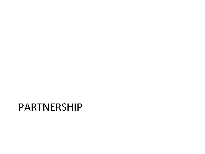 PARTNERSHIP 