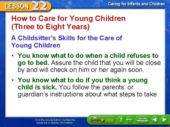 How to Care for Young Children (Three to Eight Years) A Childsitter’s Skills for