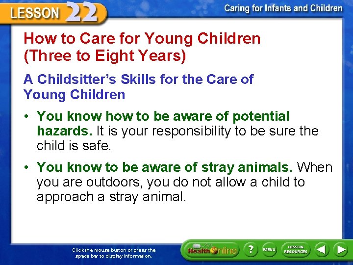 How to Care for Young Children (Three to Eight Years) A Childsitter’s Skills for