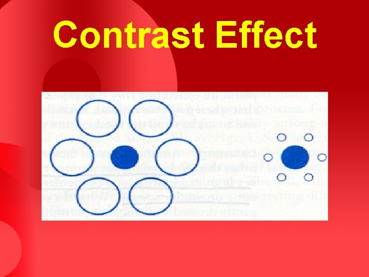 Contrast Effect Contrast Effect