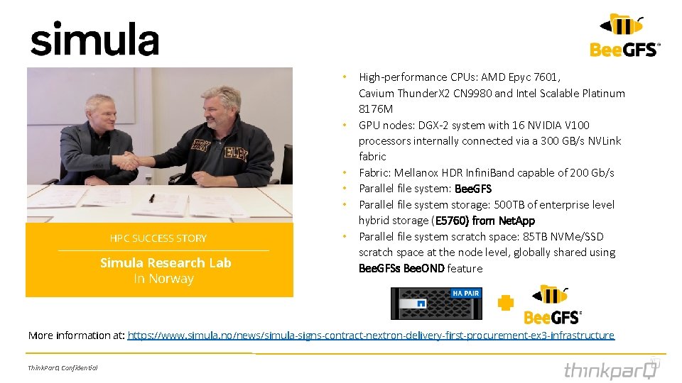 • • • HPC SUCCESS STORY Simula Research Lab In Norway • High-performance • • • HPC SUCCESS STORY Simula Research Lab In Norway • High-performance