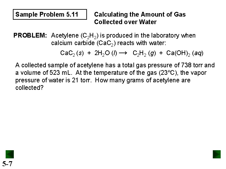 Sample Problem 5 8 PROBLEM Calculating Gas Density