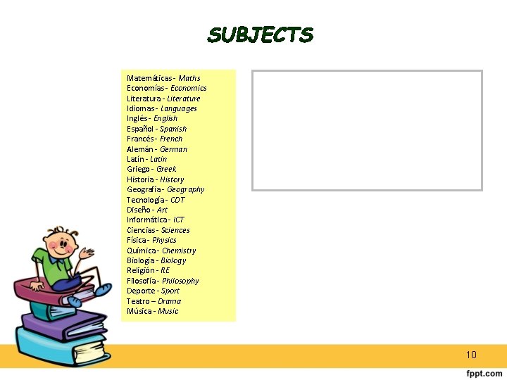 Matemáticas - Maths Economías - Economics Literatura - Literature Idiomas - Languages Inglés -