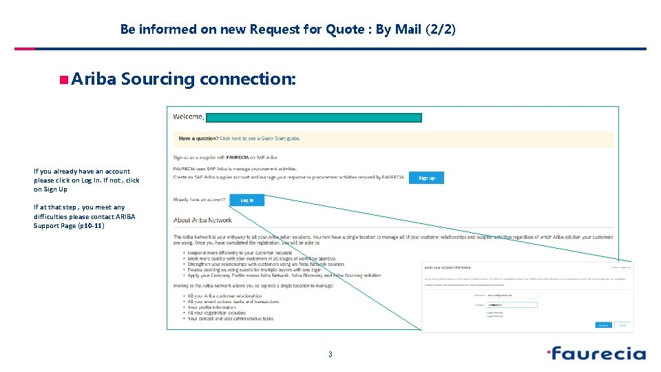 Be informed on new Request for Quote : By Mail (2/2) n Ariba Sourcing