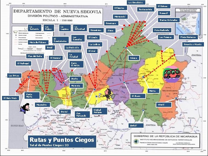 Los Eucaliptos El Guineo Cifuentes Teotecacinte Namaslí Murucuchí Tierras Coloradas Guausapo La Tablazón Las