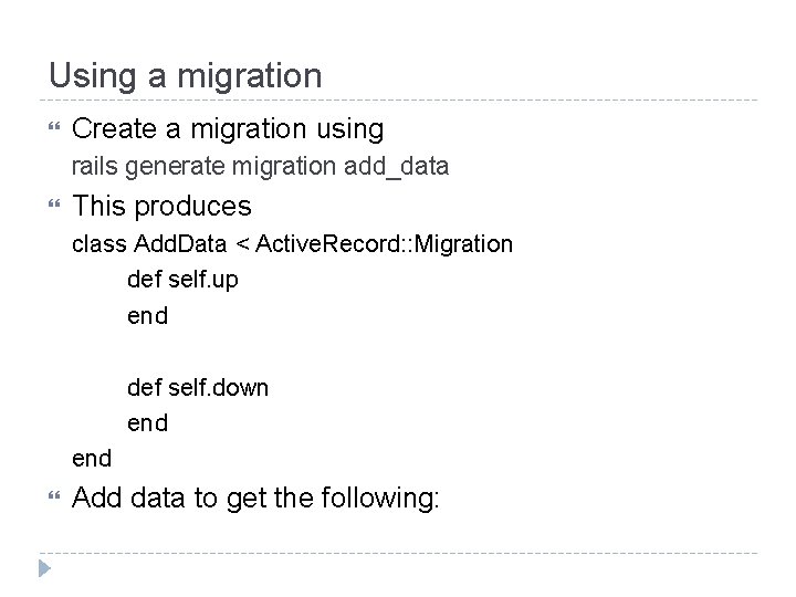 Adding Data to a Database Table Carol Wolf
