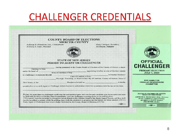 CHALLENGER CREDENTIALS 8 