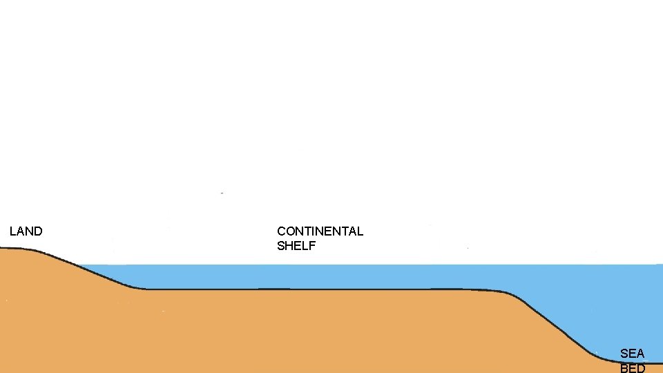 LAND CONTINENTAL SHELF SEA BED 