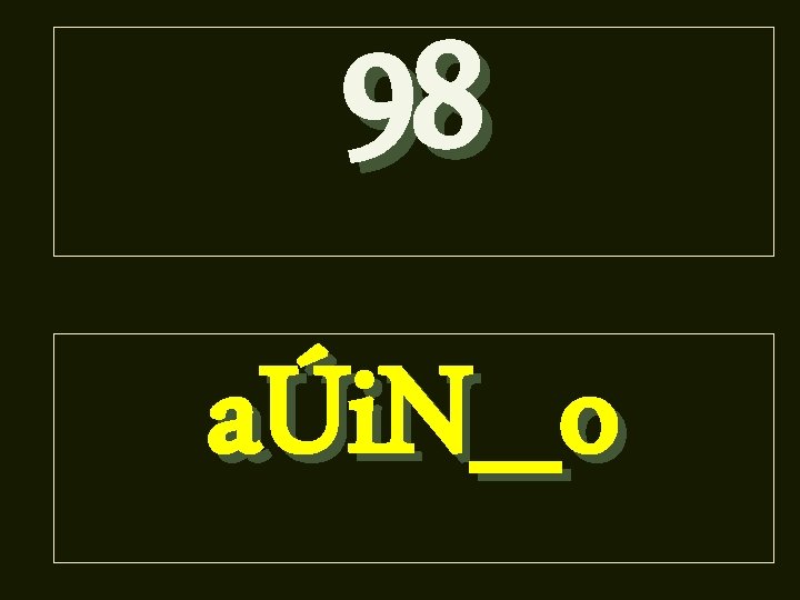 98 aÚi. N_o 