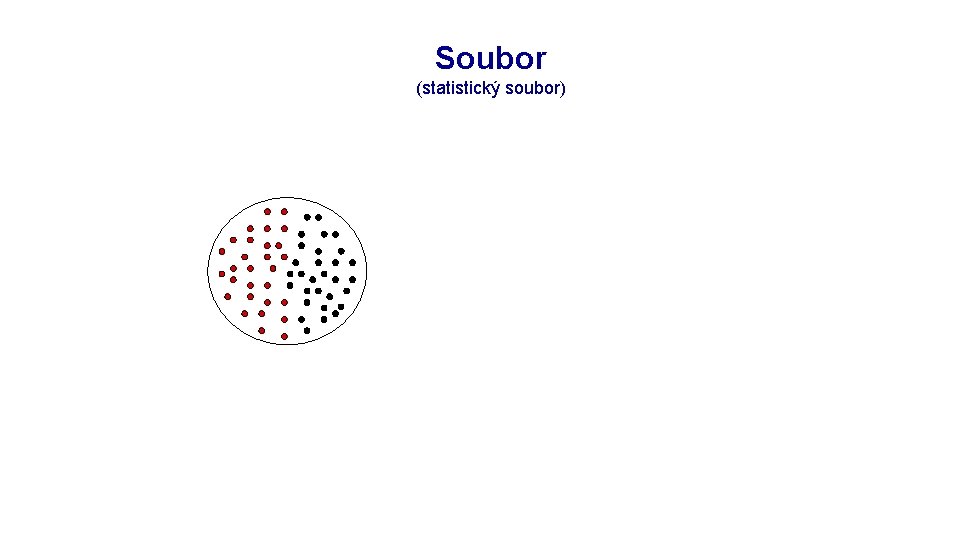 Rozpracování výzkumu: objekt Soubor (statistický soubor) 