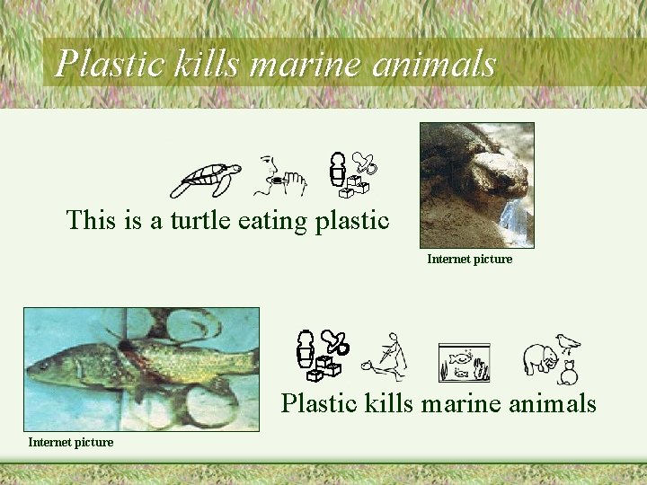Plastic kills marine animals This is a turtle eating plastic Internet picture Plastic kills