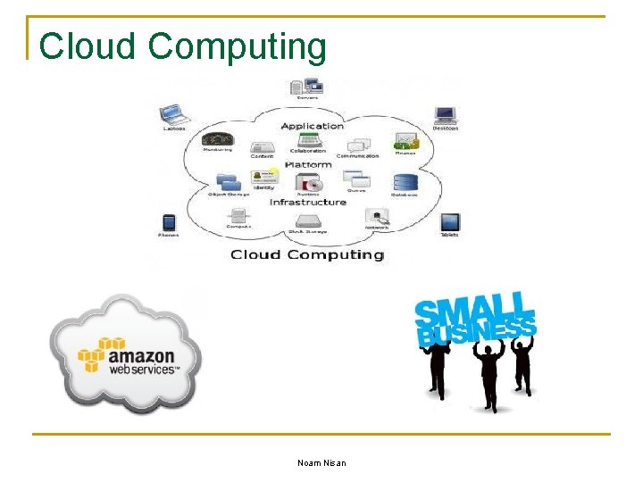 Cloud Computing Noam Nisan 