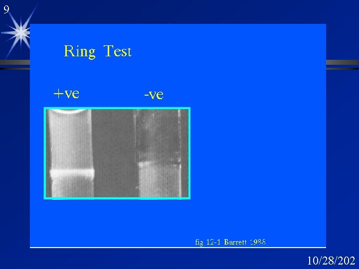 9 Ring Test 10/28/202 