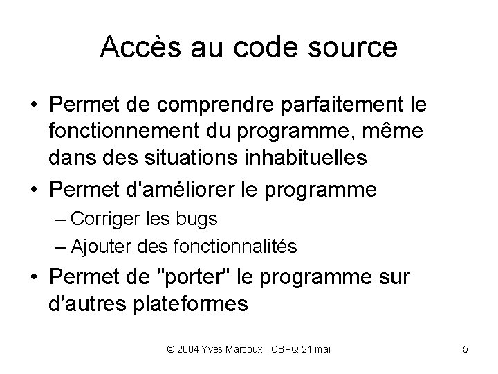 Logiciel libre et normalisation deux volets dun mme
