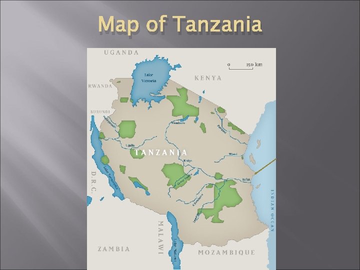 Map of Tanzania 