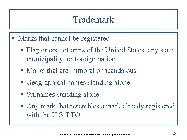 Trademark § Marks that cannot be registered § Flag or coat of arms of