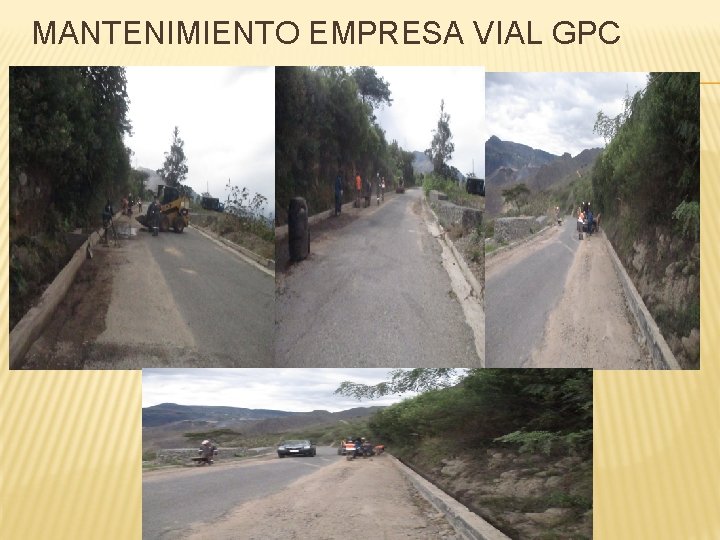 MANTENIMIENTO EMPRESA VIAL GPC 