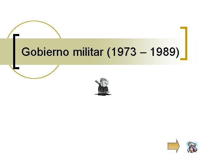 Gobierno militar (1973 – 1989) 
