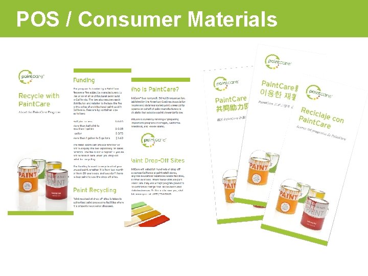 POS / Consumer Materials 