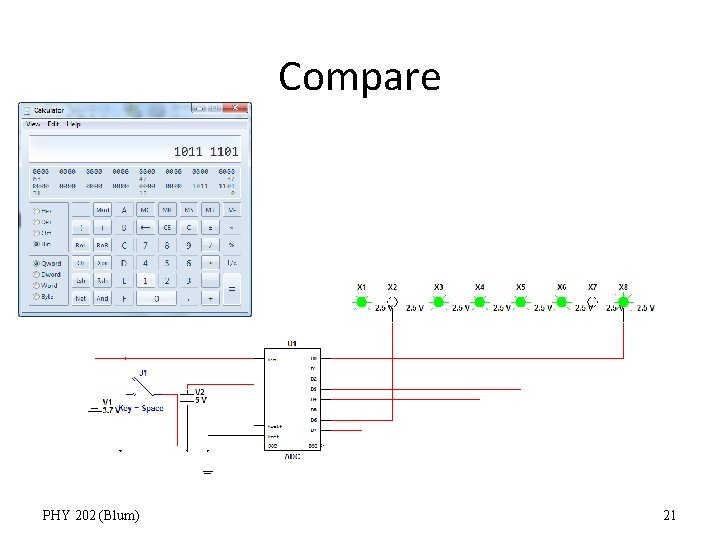 Compare PHY 202 (Blum) 21 