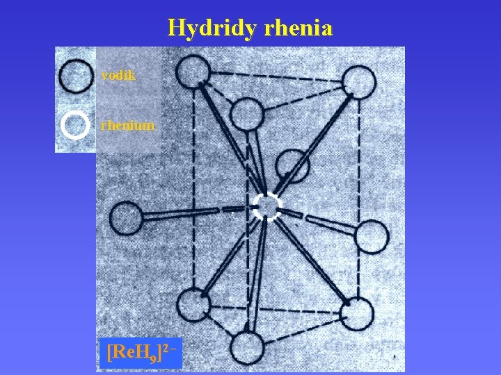 Hydridy rhenia vodík rhenium [Re. H 9]2– 