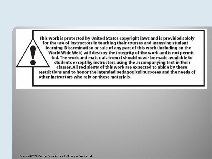 Copyright © 2010 Pearson Education, Inc. Publishing as Prentice Hall. 3 – 53 