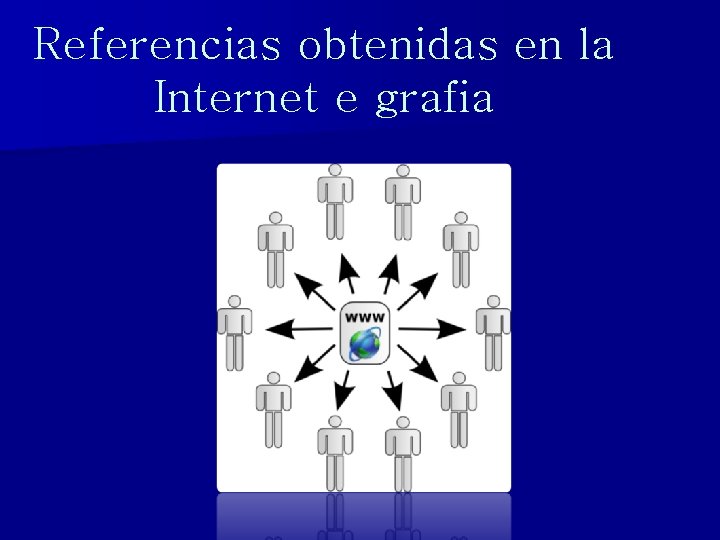 Referencias obtenidas en la Internet e grafia 