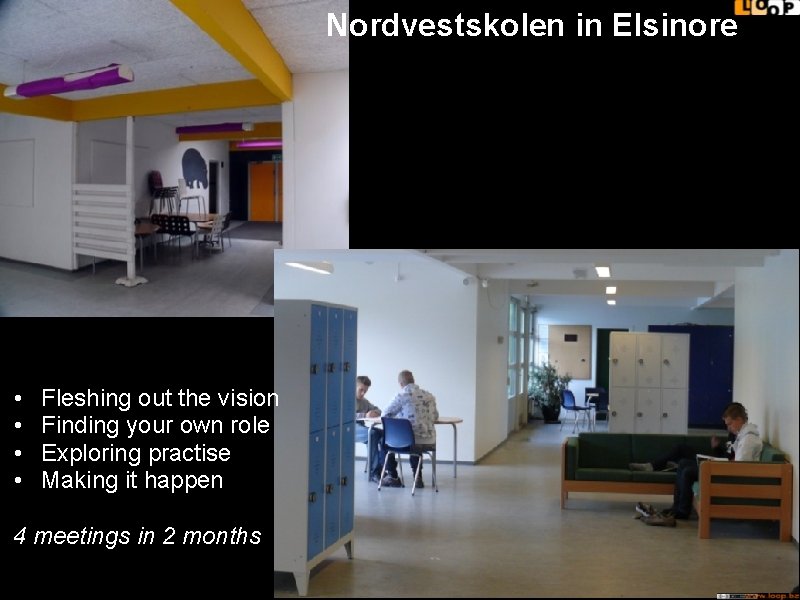 Nordvestskolen in Elsinore • • Fleshing out the vision Finding your own role Exploring