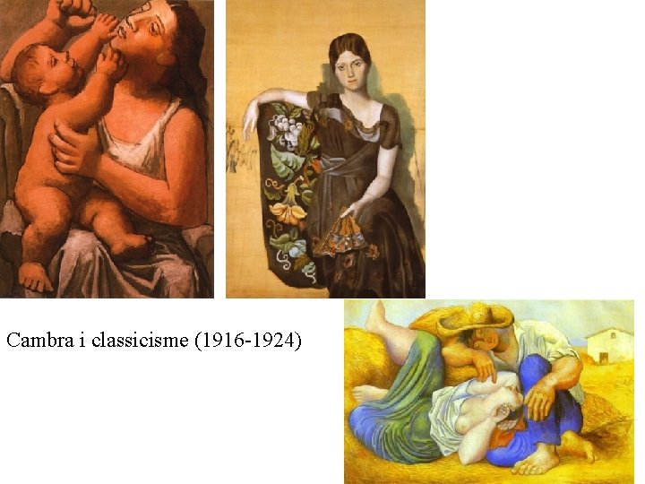 Cambra i classicisme (1916 -1924) 