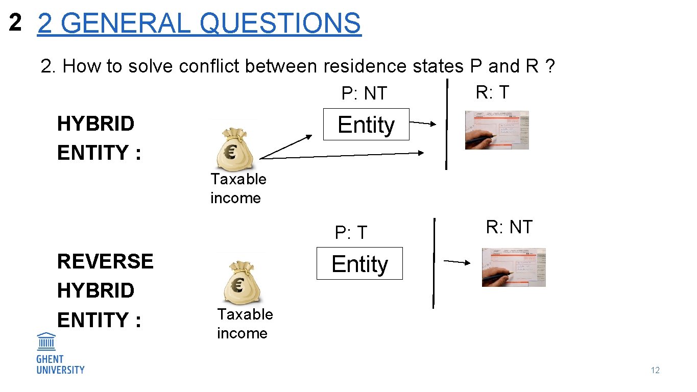 2 2 GENERAL QUESTIONS 2. How to solve conflict between residence states P and