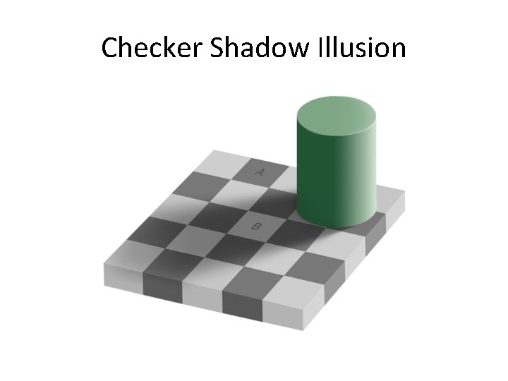 Checker Shadow Illusion 